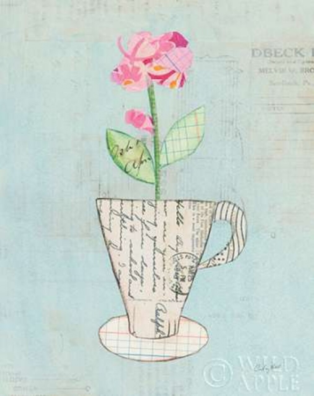 Teacup Floral III on Print Poster Print by Courtney Prahl - Item # VARPDX28581